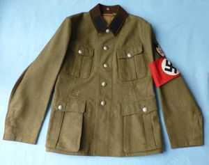 Third Reich : Reichsarbeitsdient (RAD) Closed-collar Service Tunic for an …