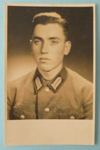 Third Reich : Postcard-photo of a Reichsarbeitsdienst (RAD) Arbeitsmann Wearing …