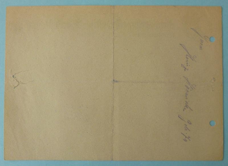 Third Reich : Werkluftschutz Headed Letter dated 21st April 1945. — image 3