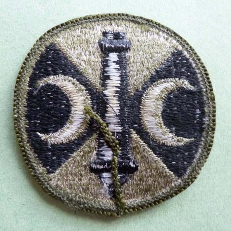 USA : 210th Field Artillery Brigade Shoulder Flash - Subdued version. — image 2