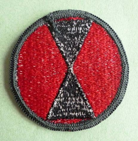 USA : 7th Infantry Division Shoulder Flash. — image 2
