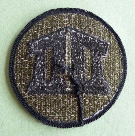 USA : Army Senior Reserve Officers Training Corps (ROTC) Advanced Student Shoulder Flash - Subdued version. — image 2