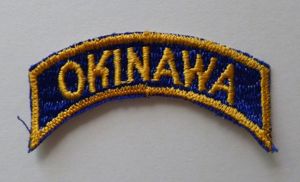 USA : Army 'Okinawa' Shoulder Tab.