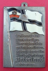 Third Reich / Weimar : Stahlhelmbund Wall-plaque.