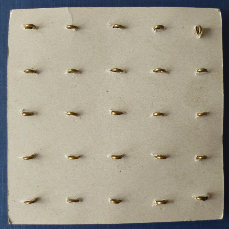 Royal Engineers Set of 25 Staybrite EiiR Buttons, 19mm dia. — image 3