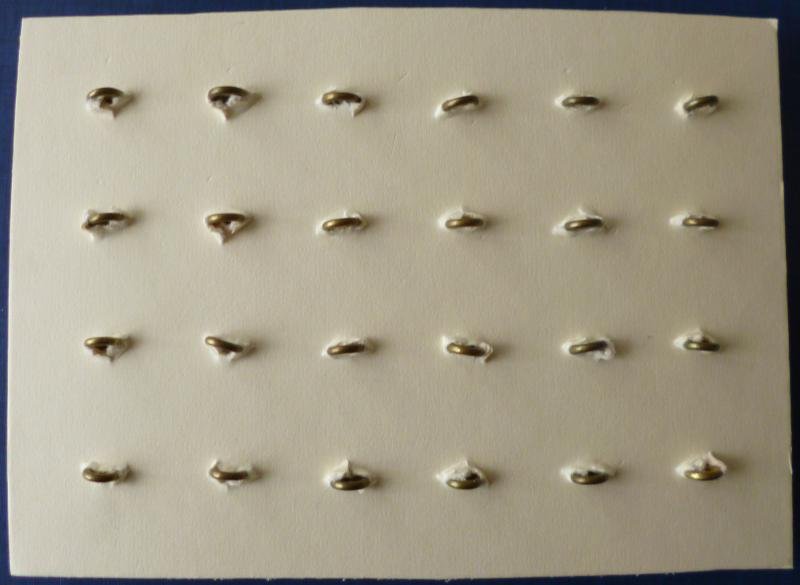 Royal Army Medical Corps Set of 24 Staybrite Queen's crown Buttons, 25mm dia. — image 3