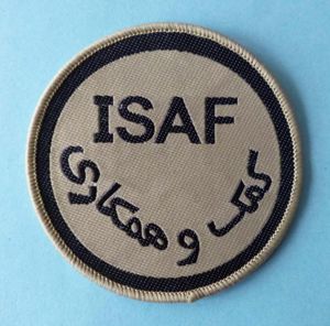 International Security Assistance Force 'ISAF' Shoulder-flash / TRF.