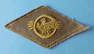 USA : 'Ruptured Duck' Honourable Service Patch.