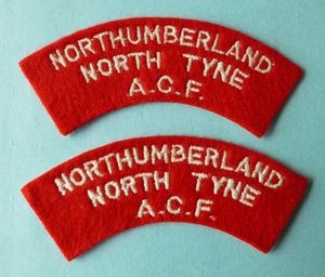 Pair of Northumberland Army Cadet Force 'Northumberland North Tyne A.C.F.' …