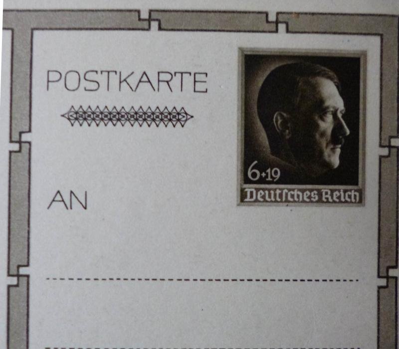 Third Reich : Postcard of Hitler Receiving Posies from Children. — image 3