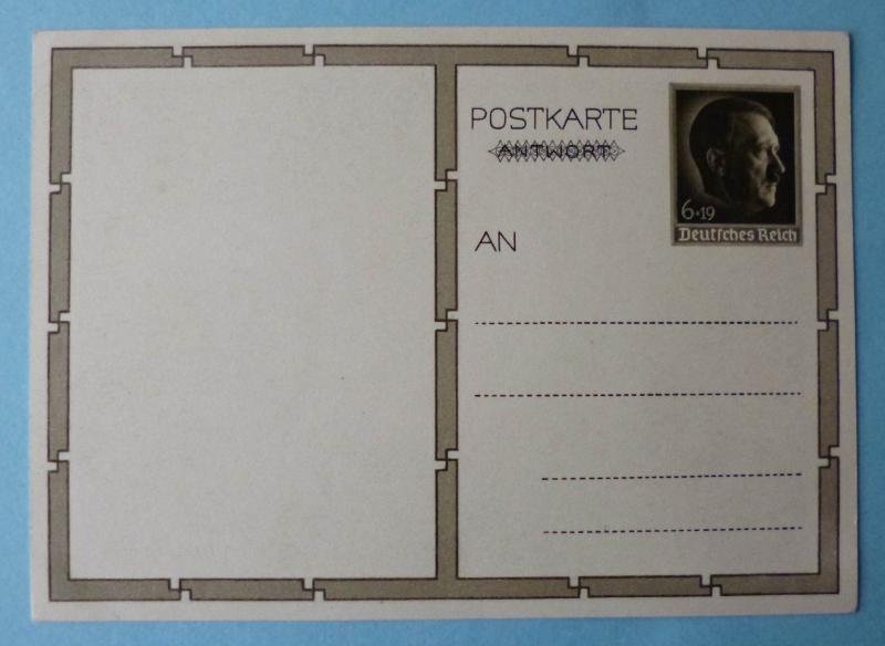 Third Reich : Portrait Postcard of Adolf Hitler. — image 2