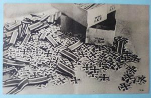 Third Reich : Allied Propaganda Leaflet Featuring Iron Crosses.