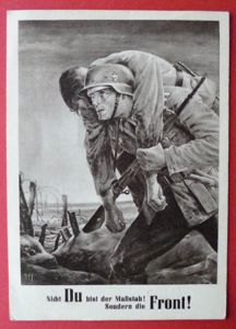 Third Reich : Wartime Propaganda Postcard issued for the Day …