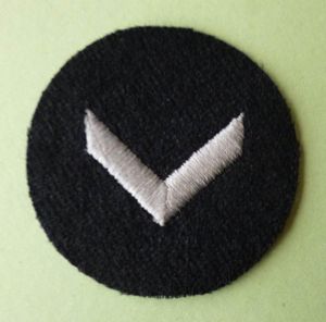 Third Reich : Deutsche-Jungvolk (DJ) Machine-embroidered Rank Armbadge for a …