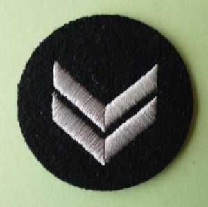 Third Reich : Deutsche-Jungvolk (DJ) Machine-embroidered Rank Armbadge for a …