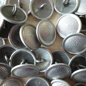 East Germany (DDR) : Six Silver-aluminium Buttons for Service & …