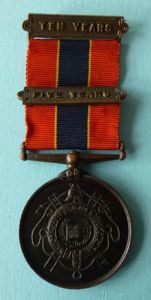 National Fire Brigades Association Long Service Bronze Medal for 10 …