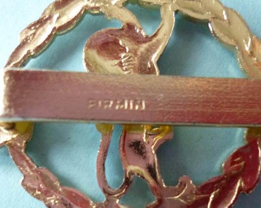 The King's Own Royal Border Regiment Staybrite Cap-badge. — image 3