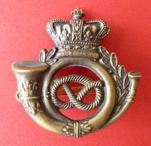 COPY : Staffordshire Militia Reproduction Cap-badge.