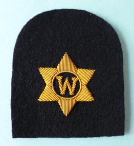 Royal Navy Writer's Gold-wire Arm-badge.