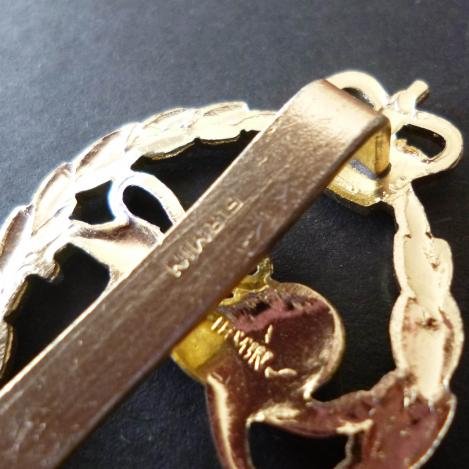 The King's Own Royal Border Regiment Staybrite Cap-badge. — image 3