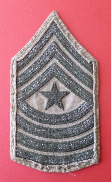 USA : United States Marine Corps Sergeant-Major's Rank Armbadge. — image 2