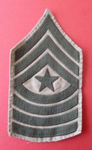 USA : United States Marine Corps Sergeant-Major's Rank Armbadge.
