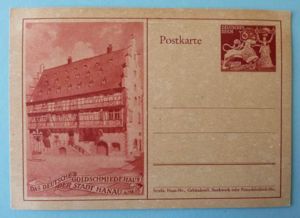 Third Reich : Postcard issued to mark the 10th Anniversary …