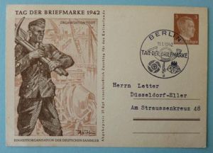 Third Reich : Postcard issued for the 'Day of the …