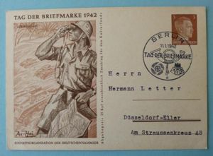 Third Reich : Postcard issued for the 'Day of the …