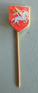 Airborne Forces 'Pegasus' Enamel Tie-pin / lapel-badge.