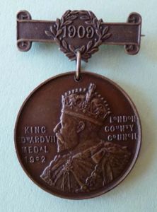 King Edward VII London County Council 1909 Medal awarded to …
