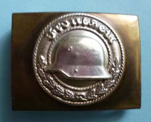 Third Reich : Stahlhelmbund 'Front Heil' Belt-buckle.