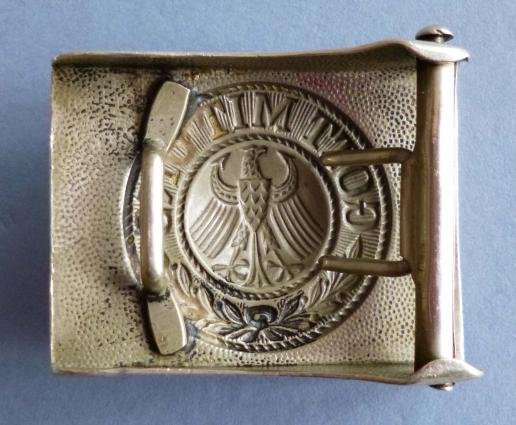 Weimar : Reichswehr (1920-1935) Nickel-plated Other-ranks' Belt-buckle. — image 2