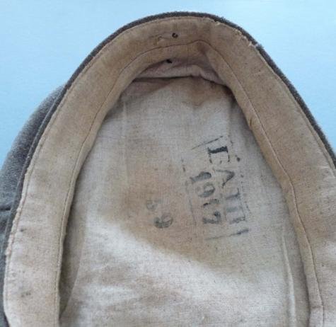 Imperial : WW1 German  Prussian 1907 Pattern O-ranks Field Cap (Einheits-Feldmütze). — image 3