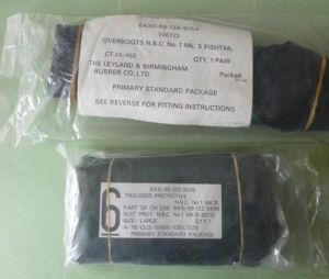 British Forces NBC Suit (No.1,Mk.3) Top & Trousers plus Rubber …