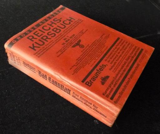 Third Reich : Book 'Reichskurbuch' May 1936 with Additional Inserts for the 1936 Summer Olympics. — image 2