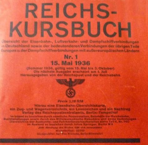 Third Reich : Book 'Reichskurbuch' May 1936 with Additional Inserts for the 1936 Summer Olympics. — image 3
