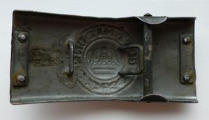 Imperial ; WW1 Prussian Telegraph-troops Other-ranks' Service-belt & Buckle.