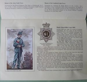 125th Anniversary Souvenir Booklet of The Army Cadet Force.