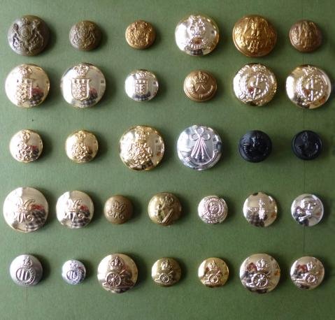 Collection of 50 Different British Army Buttons. — image 2