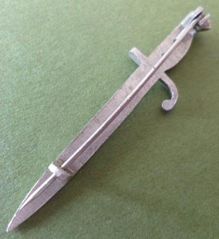 WW1 Miniature Bayonet 'Bruxelles' Brooch. — image 2