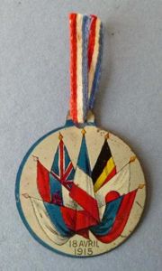 France : WW1 Participants' Commemorative Pendant for the visit to …