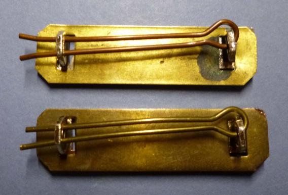 'Blues & Royals' Pair of Staybrite Shoulder-titles. — image 2