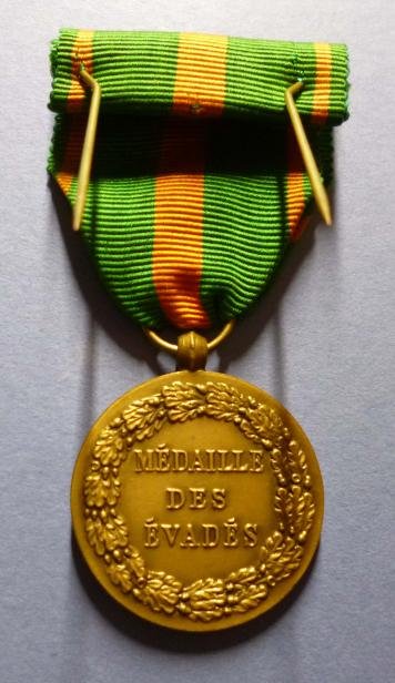 France : Medal for Escaped Prisoners of War (Médaille des Evadés). — image 2