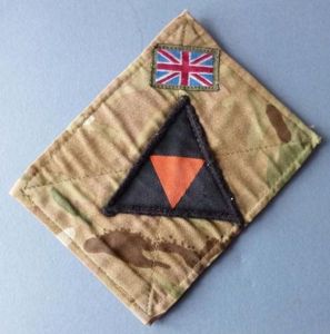 British Army Multi-terrain Pattern Blanking-patch with Union Flag and Army …
