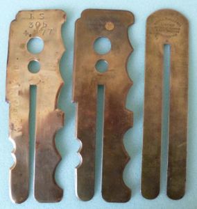 Brass Army Button-sticks.