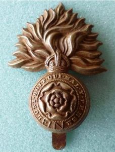 The Royal Fusiliers (City of London Regiment) Cap-badge.