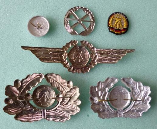 East Germany (DDR) : Group of Six East German Cap-badges. — image 2