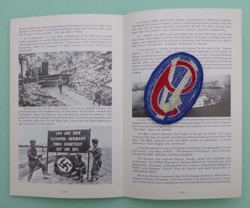 USA : 95th Division Shoulder Flash with a Booklet on the Division's History. — image 3